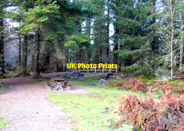 Photo 6"x4" New Footbridge across Aldie Burn Crofts of Kingscauseway c2007