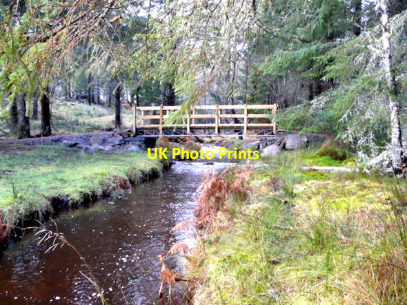 Photo 6"x4" New Footbridge across Aldie Burn Crofts of Kingscauseway c2007 P1