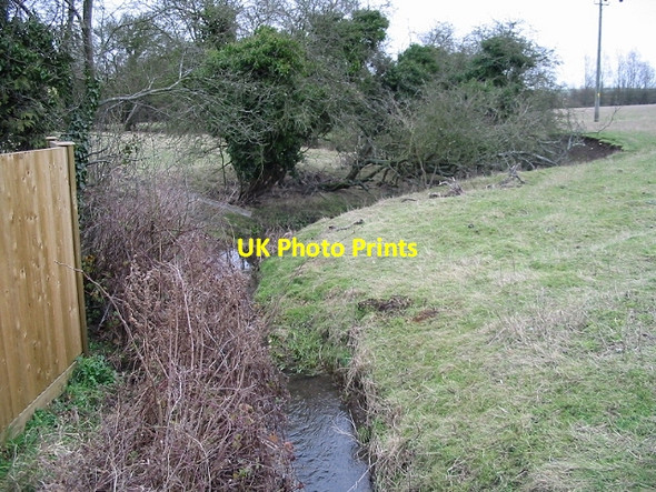 Photo 6"x4" Course of small stream near Stanford Postling c2007