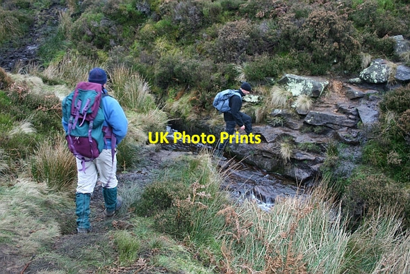 Photo 6"x4" Crossing Cowkill Beck Urra c2007