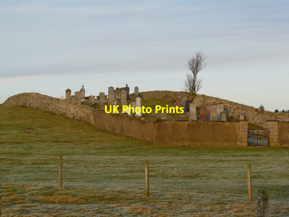 Photo 6"x4" Old cemetery at Kinbrace Kinbrace c2007
