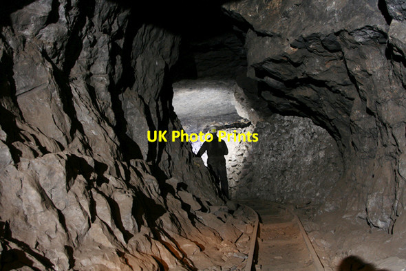 Photo 6"x4" The underground workings of Smallcleugh Mine Nenthead c2007