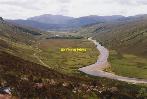 Photo 6"x4" The Strathmore River, from the Ben Hope path Allt a' Mhuiseil c2000
