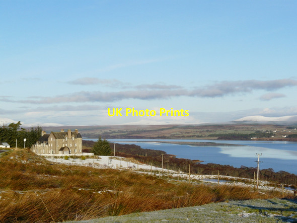 Photo 6"x4" Above Loch Shin, looking towards Sallachy Saval c2008