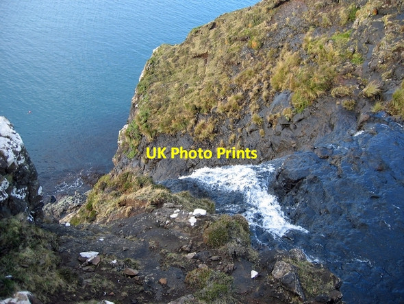 Photo 6"x4" The top of Eas Aboist Lower Milovaig c2008