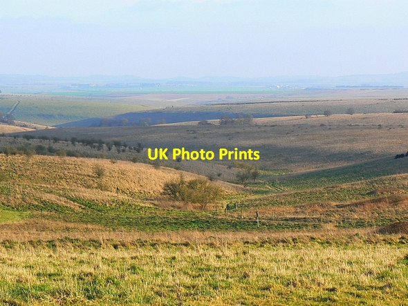 Photo 6"x4" A view across Salisbury Plain Townsend\/SU0456 c2008