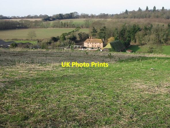 Photo 6"x4" Shingleton Farm from Thornton Lane Knowlton\/TR2853 c2008