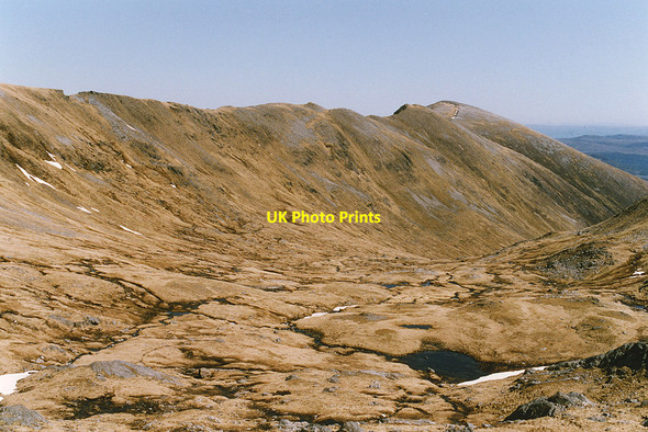 Photo 6"x4" View down  Coire Leachavie An Tudair c1992