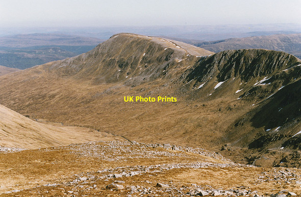 Photo 6"x4" View southeast from Carn Eige Carn Eighe c1992
