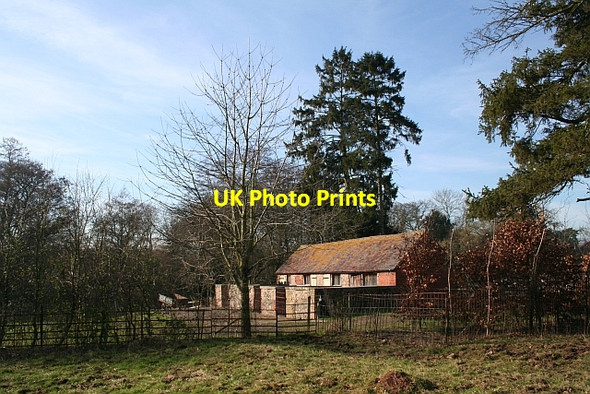 Photo 6"x4" Pig Sties, Hanley Hall Gilver's Lane c2008