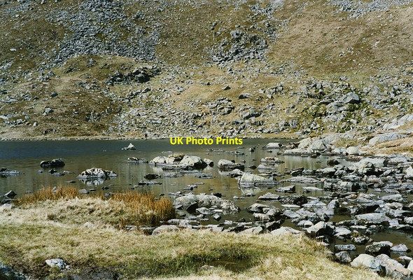 Photo 6"x4" The outflow of Ffynnon Lloer Carnedd Dafydd c1994