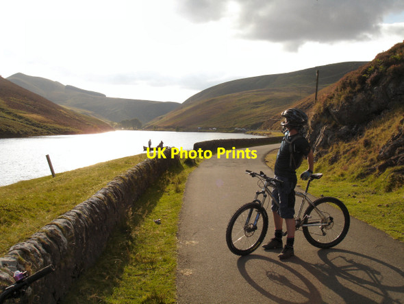 Photo 6"x4" Loganlea reservoir and the road to the Howe Coates\/NT2161 c2007