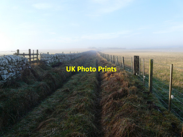Photo 6"x4" Early morning mist near Rockfield Rockfield\/NH9282 c2008