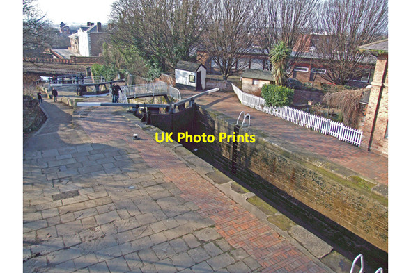 Photo 6"x4" Northgate locks Chester c2008