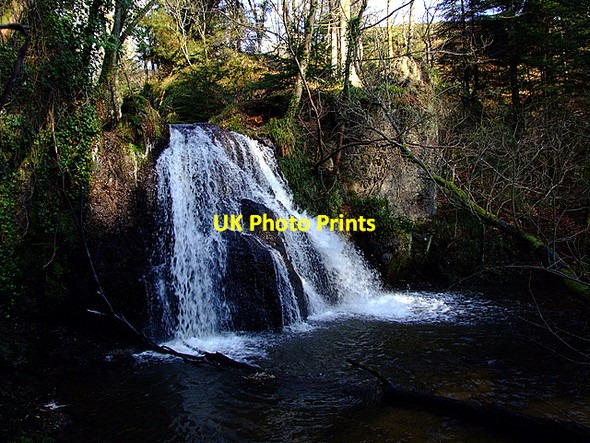 Photo 6"x4" Waterfall in the Fairy Glen Fortrose c2008