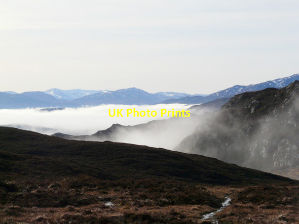 Photo 6"x4" Just above the mist Kilmorack c2008