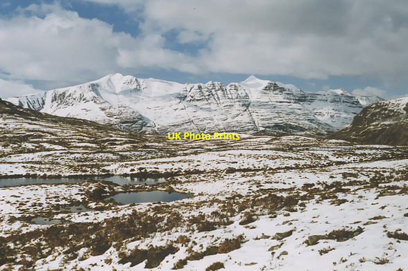 Photo 6"x4" Watershed northwest of Maol Chean-dearg NA Mulcaneann c1995