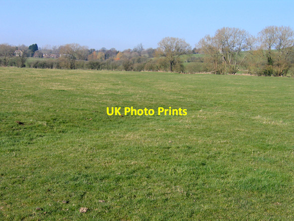 Photo 6"x4" Meadows beside the Cowage Brook, Hilmarton, Wilts Spirthill c2008