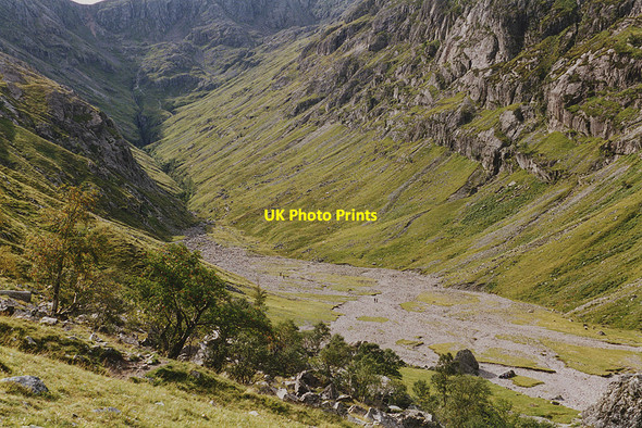 Photo 6"x4" Coire Gabhail (The Lost Valley) Dalness\/NN1651 c1995