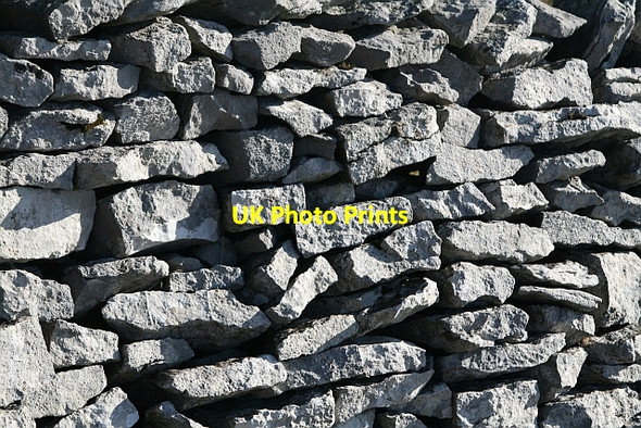 Photo 6"x4" Dry Stone Wall on Brunt Riggs (2) Newby Cote c2008