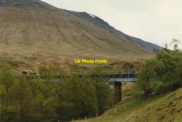 Photo 6"x4" West Highland railway bridge Allt Coire Achaladair c1996
