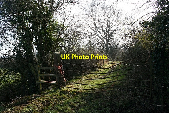 Photo 6"x4" Old Railway Crossing Brotheridge Green c2008