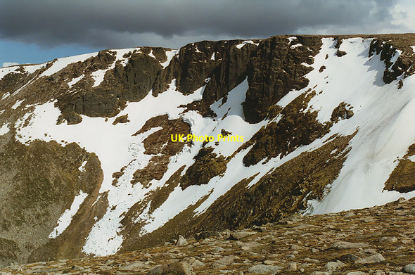 Photo 6"x4" The northern cliffs of Cairn Lochan Cairn Lochan c2006