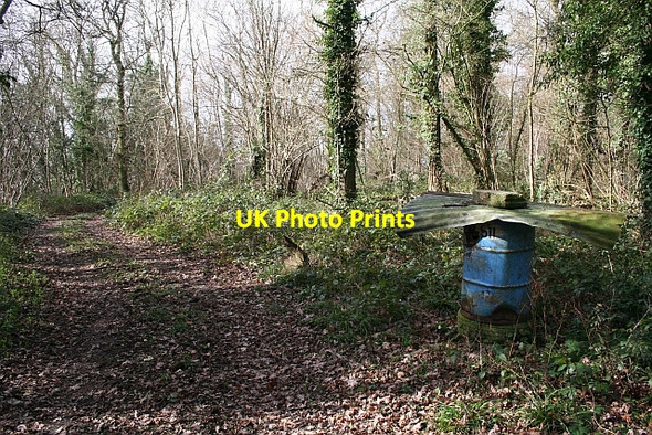 Photo 6"x4" Improvised Pheasant Feeder Berrow\/SO7934 c2008