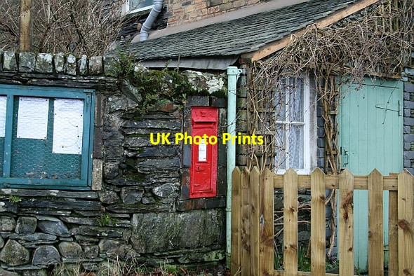 Photo 6"x4" Victorian Letterbox at Longthwaite Rosthwaite\/NY2514 c2008