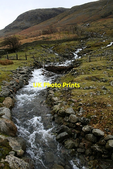Photo 6"x4" Bottom of Hind Gill Seathwaite\/NY2312 c2008