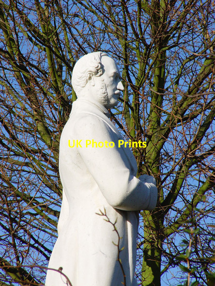 Photo 6"x4" Statue of Prince Albert, Pearson Park, Hull Kingston upon Hull c2008