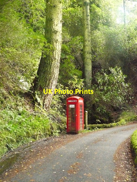 Photo 6"x4" Phone Box at Carsaig, Isle of Mull Carsaig\/NM5421 c2007