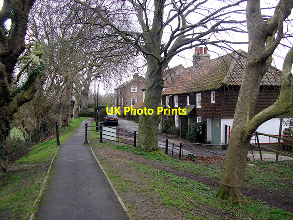 Photo 6"x4" Cottages along The Butts, Sandwich Sandwich c2008
