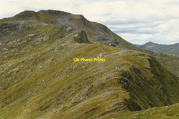 Photo 6"x4" The ridge west of Sgurr Coire nan Eiricheallach Sg\u00f9rr Coire nan Eiricheallach c1997