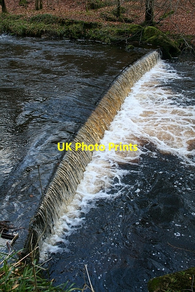 Photo 6"x4" Weir on Hebden Water Shackleton c2008