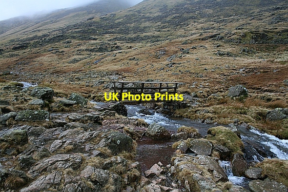 Photo 6"x4" Footbridge Over Styhead Gill Seathwaite\/NY2312 c2008