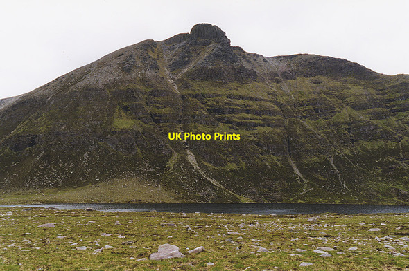 Photo 6"x4" Moorland near Lochan Bealach Cornaidh Allt na Bradhan c1998