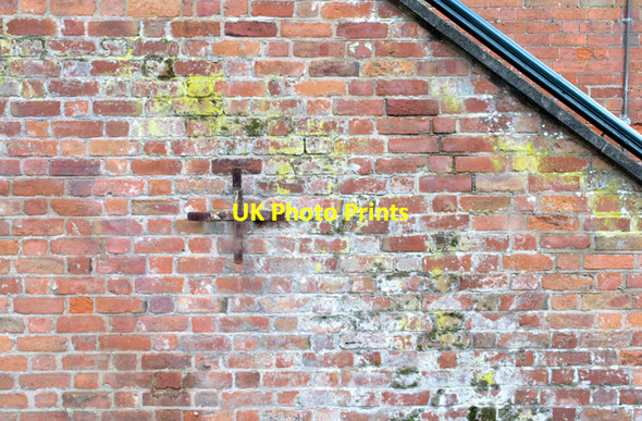 Photo 6"x4" Chartley Hall Farm wall Stowe-by-Chartley c2008