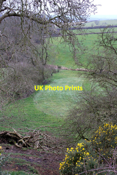 Photo 6"x4" Looking into the valley Ab Kettleby c2008