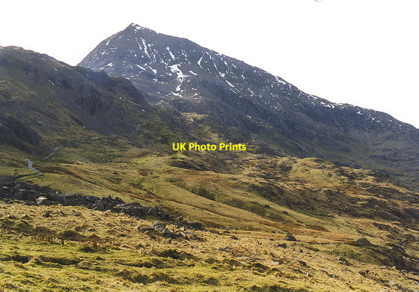 Photo 6"x4" View towards Crib Goch Gwastadnant c1999