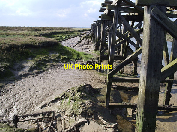 Photo 6"x4" Jetty to nowhere Lee-over-Sands c2005
