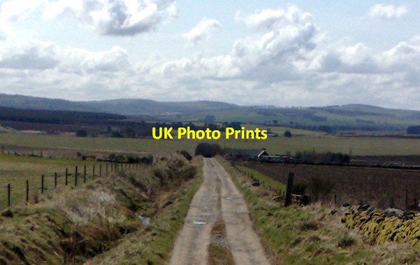 Photo 6"x4" Farm road to Rashieburn Farm Sittyton c2008