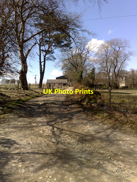 Photo 6"x4" Farm road to Sittyton Sittyton c2008