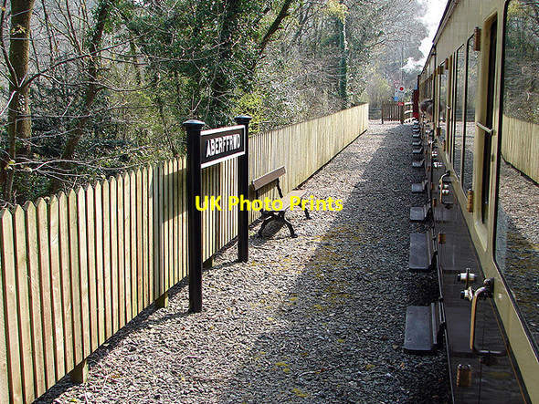 Photo 6"x4" A station stop at Aberffrwd Aberffrwd\/SN6878 c2008