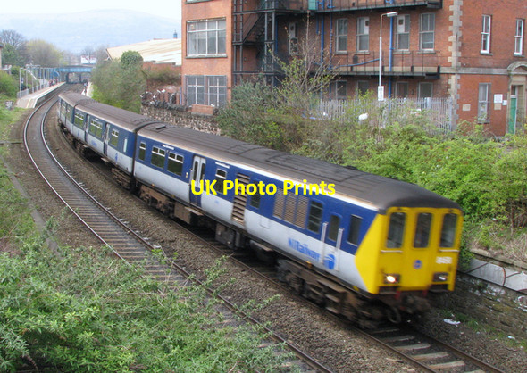 Photo 6"x4" The Larne train Belfast c2008