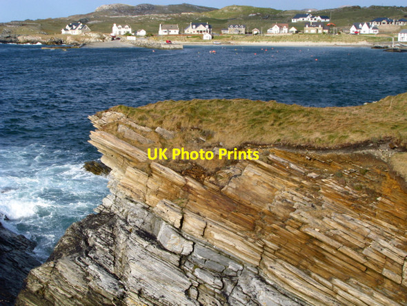 Photo 6"x4" Towards Port na Blagh harbour Portnablahy c2008
