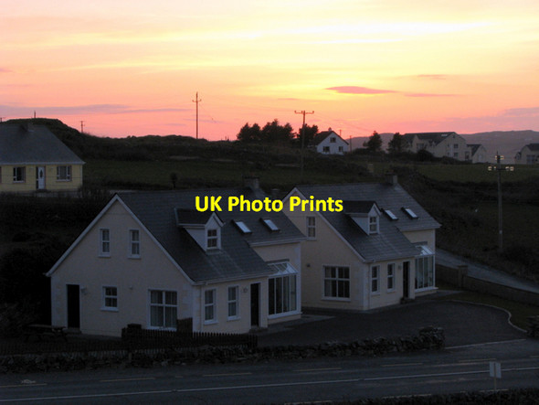 Photo 6"x4" Port na Blagh sunset. Portnablahy c2008