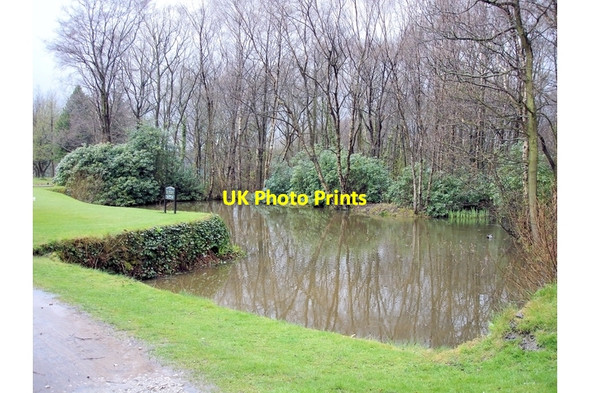 Photo 6"x4" Pond on Mellor and Townscliffe golf course Marple c2008