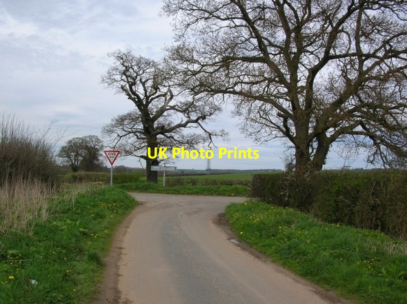 Photo 6"x4" Junction on Barton Le Willows road Barton-le-Willows c2008