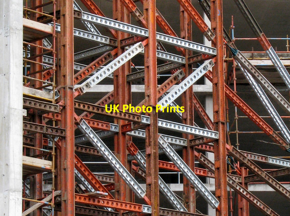 Photo 6"x4" Cranes and concrete, Belfast [15] Belfast c2008